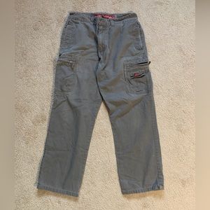 BAGGY QUICKSILVER CARGO PANTS 36/34